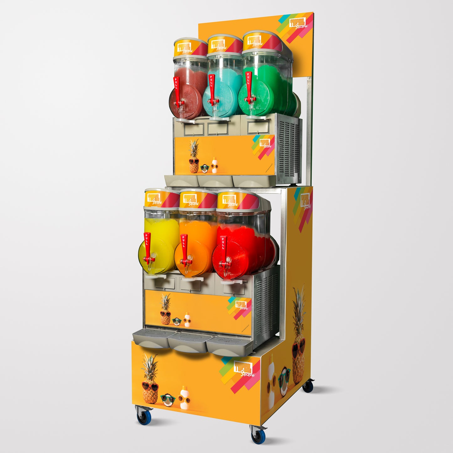 Offre complète Granitas Tropical Snow - Chariot double - 11L