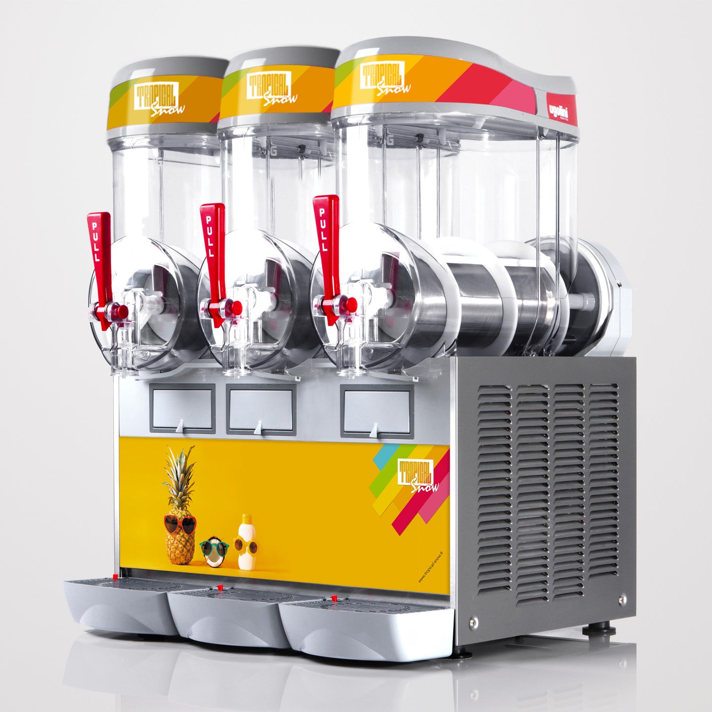 Ugolini - Machine à Granitas - Modèle Rapid Cool - 3 cylindres - 11 litres