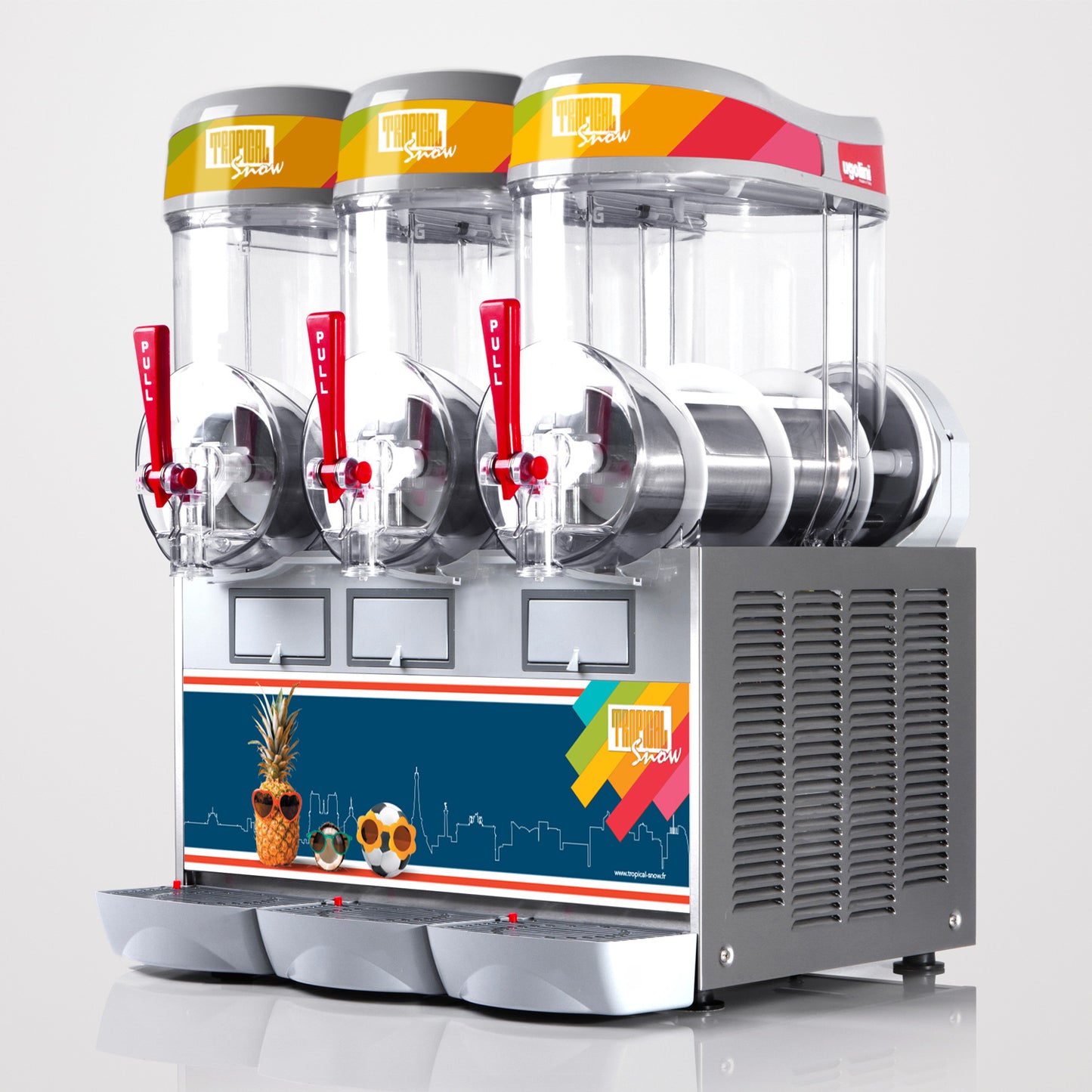 Ugolini - Machine à Granitas - Modèle Rapid Cool - 3 cylindres - 11 litres