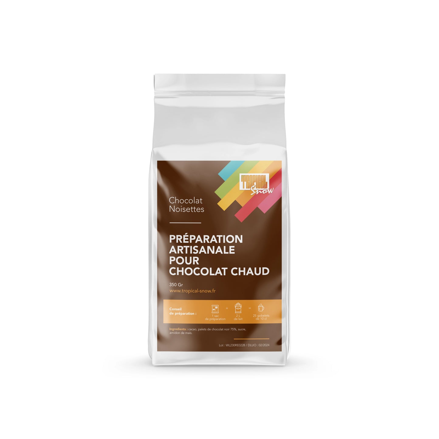Base Chocolat Chaud - Saveur Chocolat Noisettes